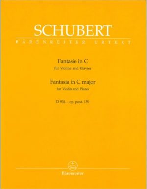 FANTASIA IN C MAJOR FOR VIOLIN AND PIANO D 934 OP. 159 - SCHUBERT