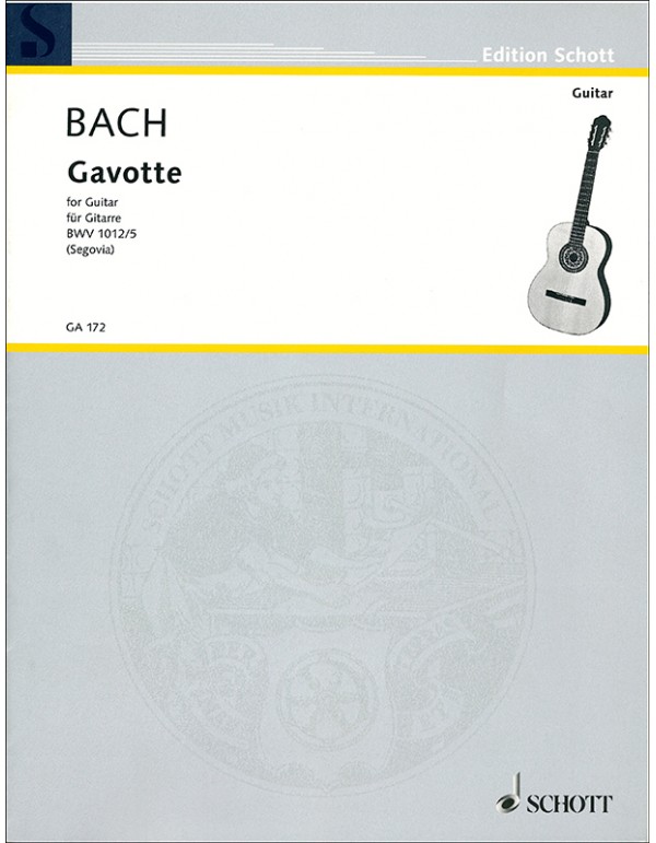 GAVOTTA FOR GUITAR BWV 1012/5 - BACH