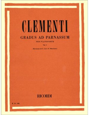 GRADUS AD PARNASSUM PER PIANOFORTE VOLUME I - CLEMENTI