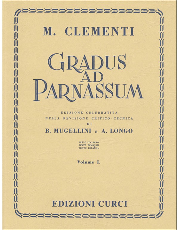 GRADUS AD PARNASSUM VOLUME I - CLEMENTI