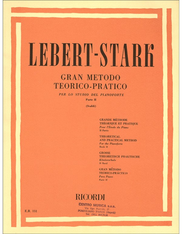 GRAN METODO TEORICO - PRATICO PARTE II - LEBERT-STARK