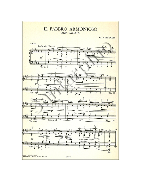 IL FABBRO ARMONIOSO - G.F. HANDEL