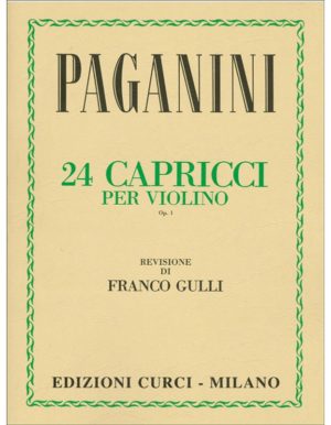 24 CAPRICCI PER VIOLINO OPUS 1 - PAGANINI