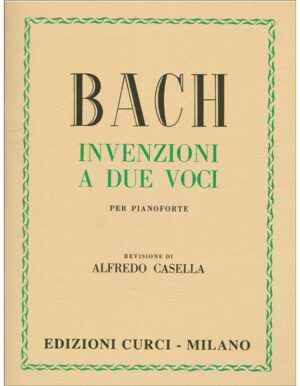 INVENZIONI A DUE VOCI PER PIANOFORTE - BACH