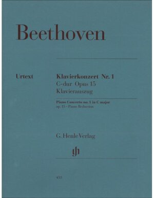 KLAVIERKONZERT NUMERO 1 C-DUR OPUS 15 KLAVIERAUSZUG - BEETHOVEN