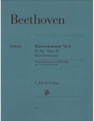 KLAVIERKONZERT NUMERO 2 B-DUR OPUS 19 KLAVIERAUSZUG - BEETHOVEN
