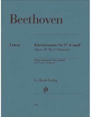 KLAVIERSONATE NUMERO 17 D-MOLL OPUS 31 NUMERO 2 "STURM" - BEETHOVEN
