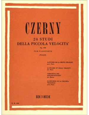24 STUDI DELLA PICCOLA VELOCITA' OP. 636 PER PIANOFORTE - CZERNY
