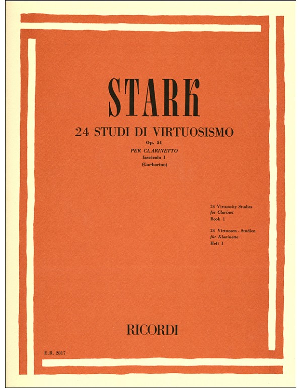 24 STUDI DI VIRTUOSISMO OPUS 51 FASCIOLO I - STARK
