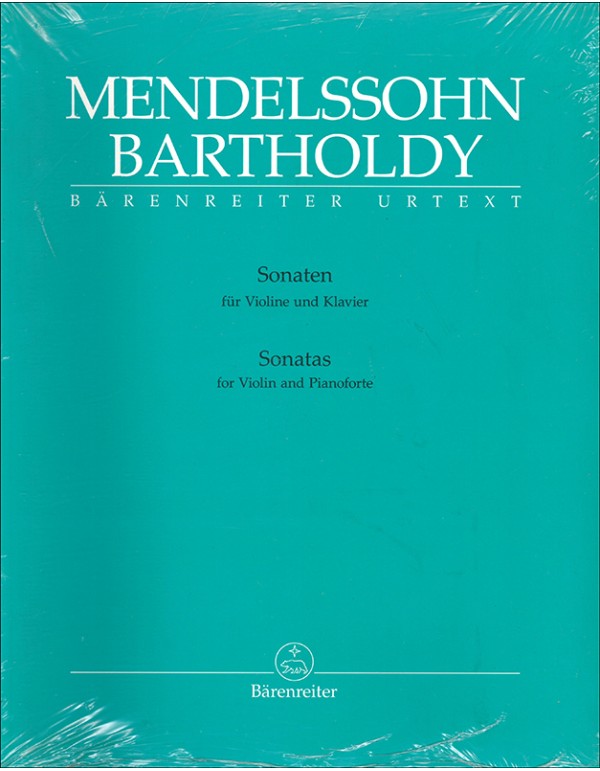 MENDELSSOHN - BARTHOLDY SONATE PER VIOLINO E PIANOFORTE