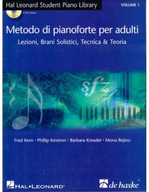 METODO DI PIANOFORTEPER ADULTI VOLUME 1 + 2CD - DE HASKE