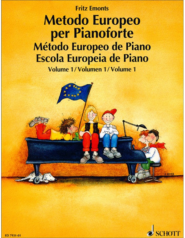 METODO EUROPEO PER PIANOFORTE VOLUME I - EMONTS