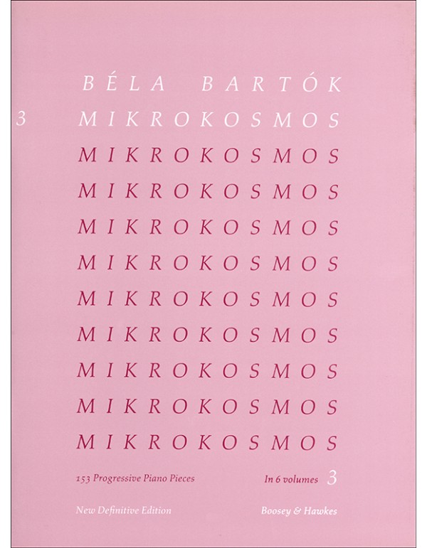 MIKROKOSMOS VOL.3 - BELA BARTOK