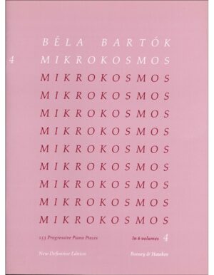 MIKROKOSMOS VOL.4 - BELA BARTOK