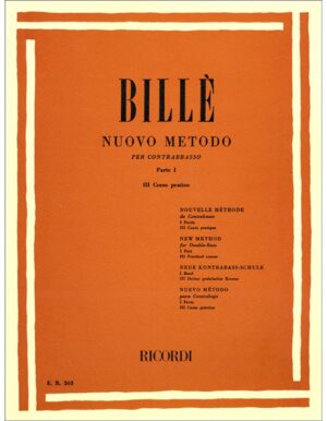 MOVO METODO PER CONTRABBASSO PARTE I CORSO III - BILLE