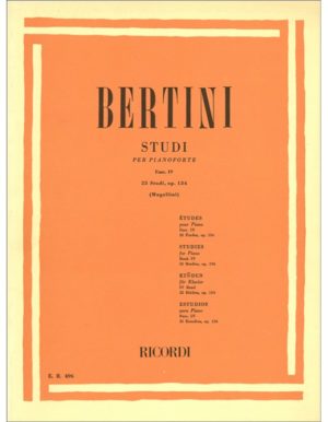 25 STUDI OP.134 FASC.IV - ENRICO BERTINI