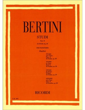 25 STUDI OP.29 FASC.II - ENRICO BERTINI