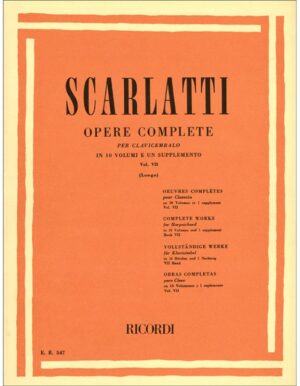 OPERE COMPLETE PER CLAVICEMBALO VOLUME 7 - SCARLATTI