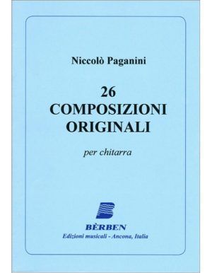 26 COMPOSIZIONI ORIGINALI - NICCOLO PAGANINI
