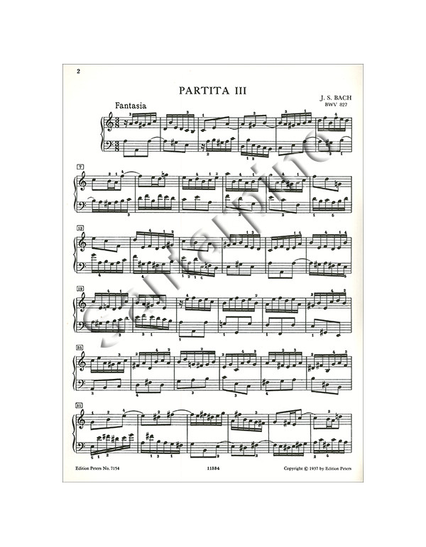 PARTITA III - BACH