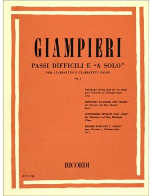 PASSI DIFFICILI E "A SOLO" VOLUME I - GIAMPIERI