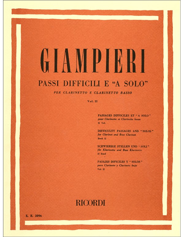PASSI DIFFICILI E "A SOLO" VOLUME II - GIAMPIERI