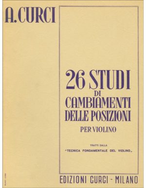 26 STUDI DI CAMBIAMENTI DELLE POSIZIONI - CURCI