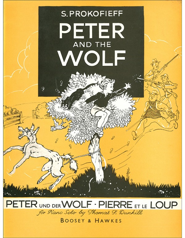PETER AND THE WOLF FOR PIANO SOLO - PROKOFIEFF