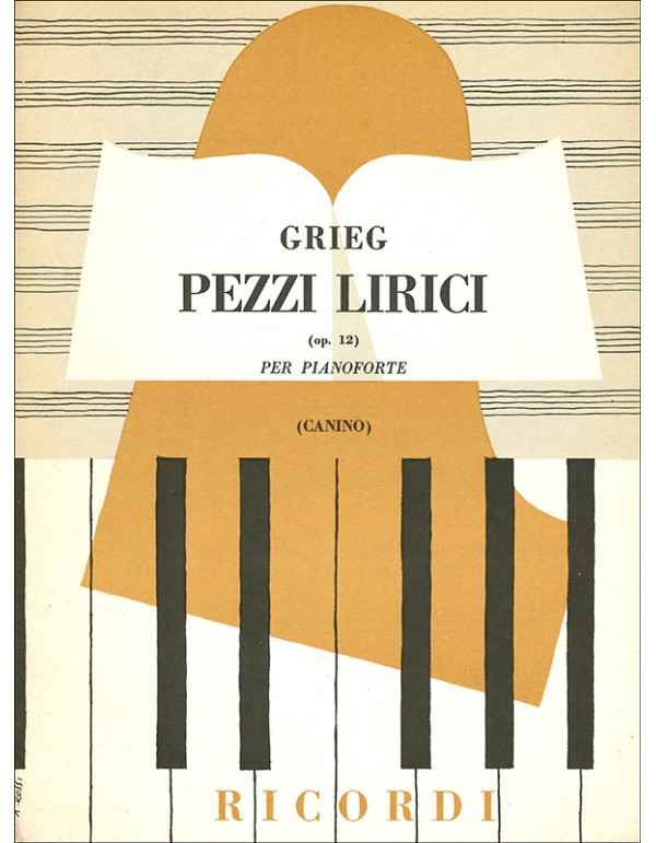 PEZZI LIRICI OP.12 PER PIANOFORTE - EDVARD GRIEG