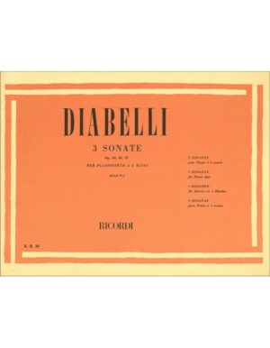 3 SONATE - ANTONIO DIABELLI