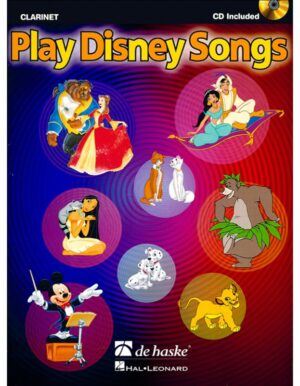 PLAY DISNEY SONGS PER CLARINET +CD - DE HASKE