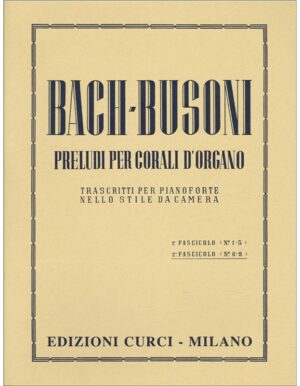 PRELUDIO PER CORALI D'ORGANO TRASCRITTI PER PIANOFORTE NELLO STILE DA CAMERA 2°