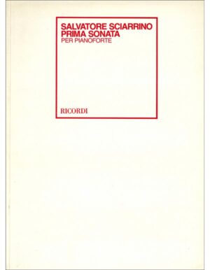 PRIMA SONATA PER PIANOFORTE - SCIARRINO