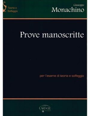 PROVE MANOSCRITTE - MONACHINO