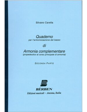 QUADERNO DI ARMONIA COMPLEMENTARE II PARTE - CARELLA