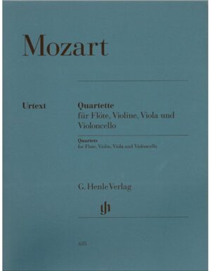 QUARTETTE FUR FLOTE VIOLINE VIOLA UND VIOLONCELLO - MOZART