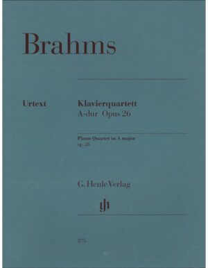 QUARTETTO IN LA MAGGIORE OP.26 - JOHANNES BRAHMS