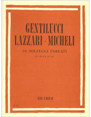 30 SOLFEGGI PARLATI IN CHIAVE DI SOL - AUTORI VARI