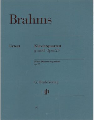 QUARTETTO IN SOL MINORE OP.25 - JOHANNES BRAHMS