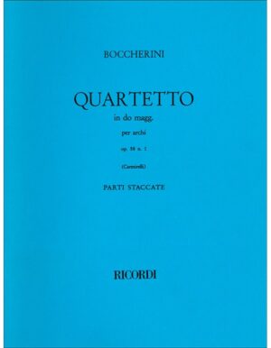 QUARTETTOOPUS 58 NUMERO 1 - BOCCHERINI