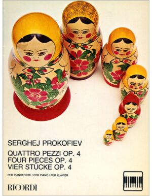 QUATTRO PEZZI OP.4 PER PIANOFORTE - PROKOFIEFF