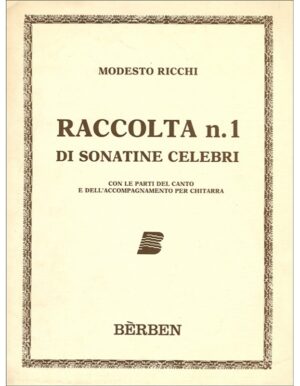 RACCOLTA N.1 DI SONATINE CELEBRI - MODESTO RICCHI