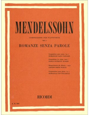ROMANZE SENZA PAROLE VOL. I -MANDELSSOHN
