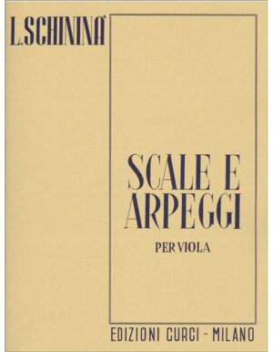 SCALE E ARPEGGI PER VIOLA - SCHININA