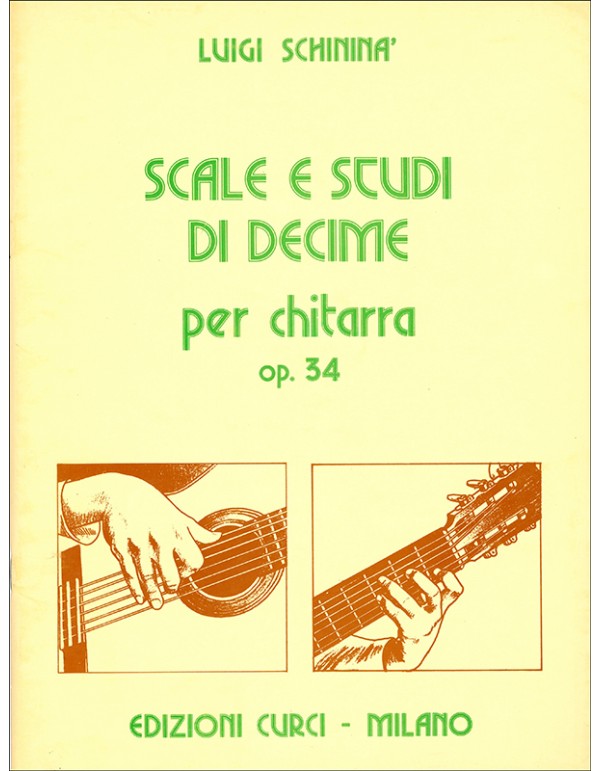 SCALE E STUDI DI DECIME X CHITARRA OP.34