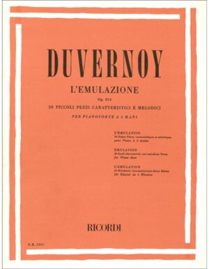 SCUOLA DEL MECCANISMO 15 STUDI OP.120 - J.B. DUVERNOY