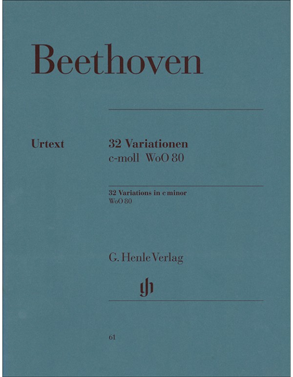 32 VARIATIONS IN E MINOR WoO 80 - BEETHOVEN