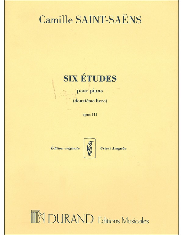 SIX ETUDES POUR PIANO P.111 - SAINT-SAENS