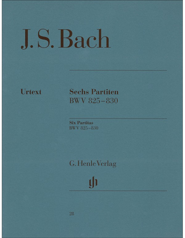 SIX PARTITAS BWV 825-830 - BACH