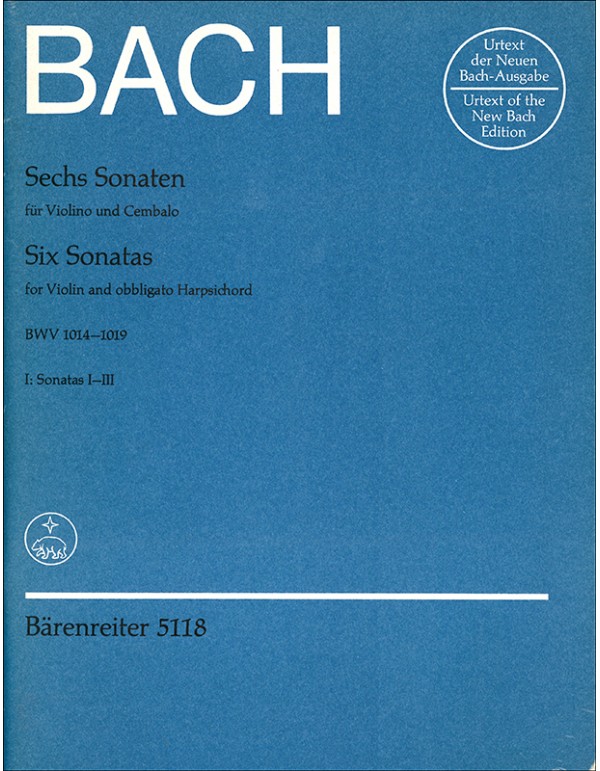 SIX SONATAS BWV 1014_1019 I:SONATAS I-III - BACH